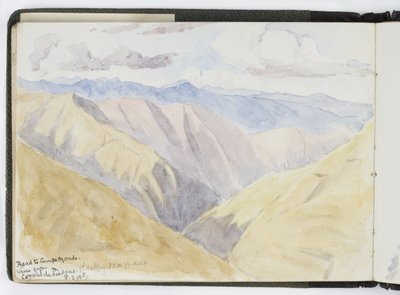 Sketchbook of watercolours, Drawings and Notes, Mexico, 1896-1898 by Adela Breton