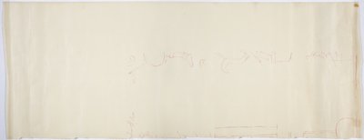 Tracing of a painting from the Upper Temple of the Jaguars, Chichen Itza, Mexico by Adela Breton