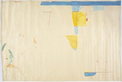 Tracing of a Painting from the Central Panel, East Wall, Upper Temple of the Jaguars, Chichen Itza, Mexico by Adela Breton