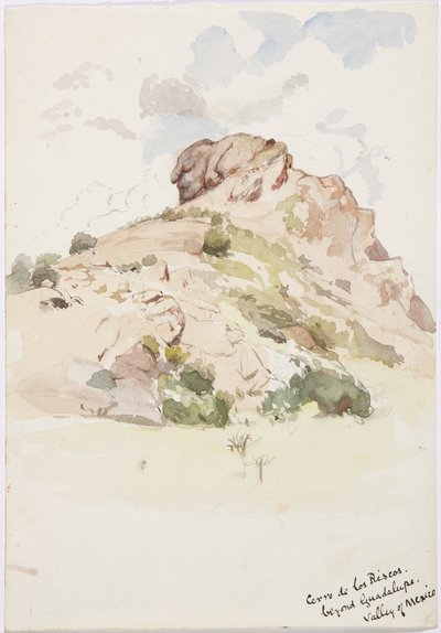 View - Cerro de los Riscos, beyond Guadalupe, Mexico by Adela Breton