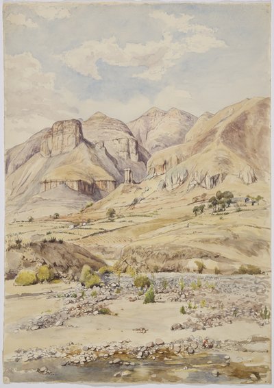 View - near Ixtacamaxtitlan, Mexico by Adela Breton
