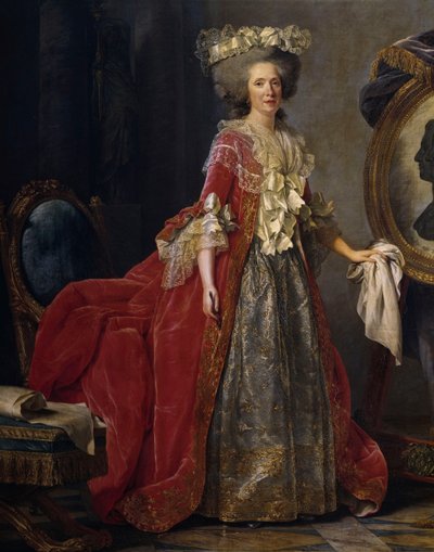 Portrait of Maria Adelaide of France (1732-1800) known as Madame Adelaide by Adelaide Labille Guiard