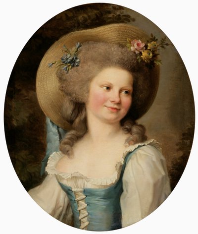 Madame Dugazon as Babet in the Comedy Blaise et Babet, ou la Suite des trois fermiers by Adelaide Labille Guiard