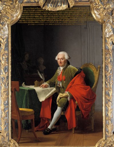 Portrait of Charles Roger, Prince de Bauffremont (1713-1795) by Adelaide Labille Guiard