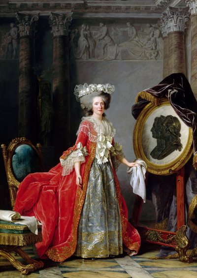 Princess Marie Adélaïde of France, 1732-1800 by Adelaide Labille Guiard