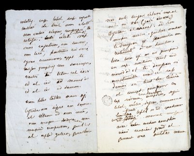 Autograph Manuscript by Adele Hugo by Adele Hugo