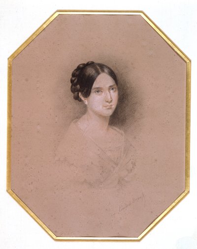 Portrait of Leopoldine Hugo by Adele Julie Hugo