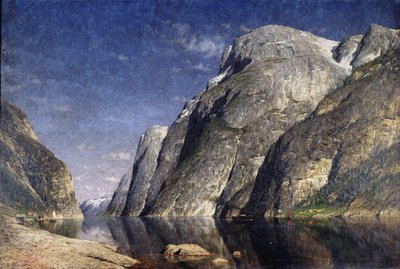 The Sognefjord, Norway by Adelsteen Normann