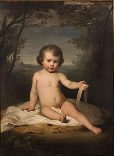 Infant St. John by Adeodato Malatesta or Malatesti
