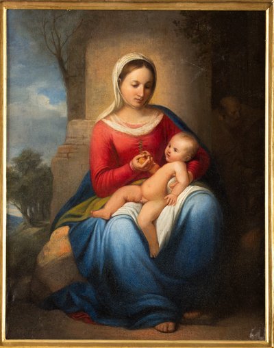 Madonna and Infant Jesus by Adeodato Malatesta or Malatesti