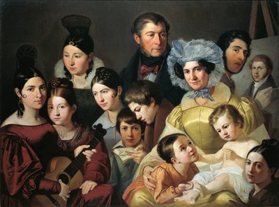 Malatesta Family in 1835 by Adeodato Malatesta or Malatesti