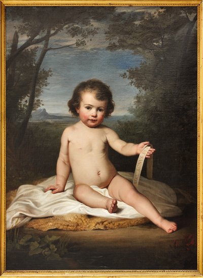 Young Saint John by Adeodato Malatesta or Malatesti