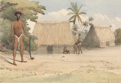 Feejee Hair-Dressing; from One of Tanoa