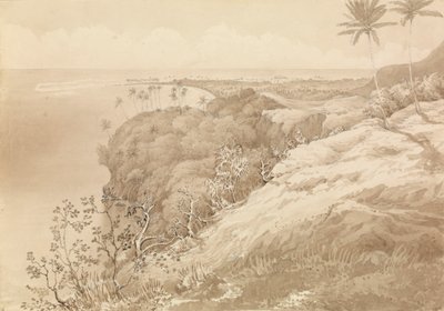 Matavai Bay and Point Venus, Tahiti, Augt 24th 1849 [Society Islands] by Admiral Sir Edward Gennys Fanshawe