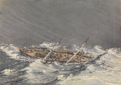 Storm at Mazatlan, Oct 28th 1851 by Admiral Sir Edward Gennys Fanshawe