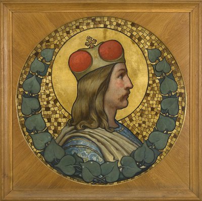 Saint Wenceslaus I, Duke of Bohemia by Adolf Liebscher