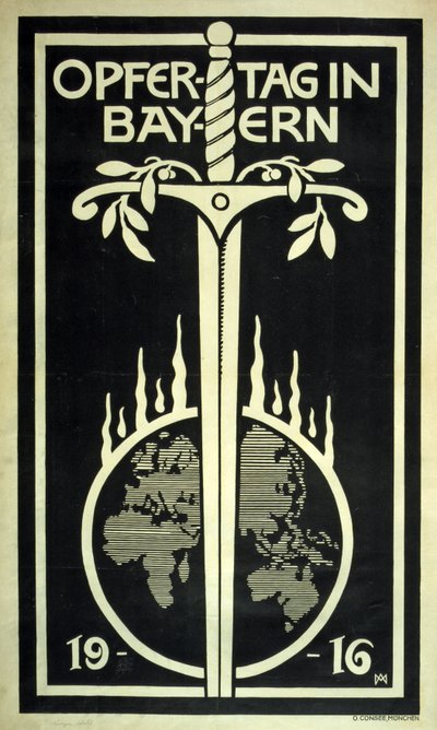 German Fundraising Poster 