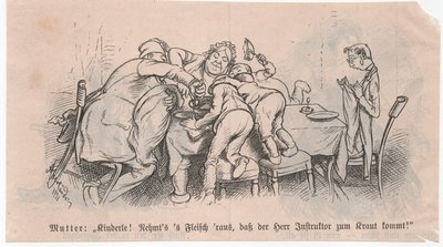 Happy instructor by Adolf Oberländer