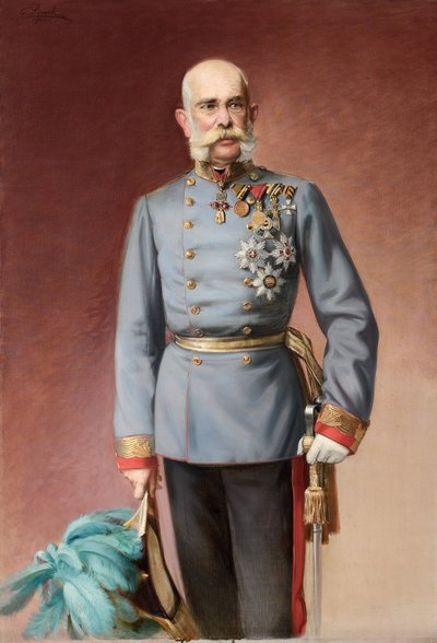 Portrait of Franz Joseph I of Austria by Adolf Pirsch