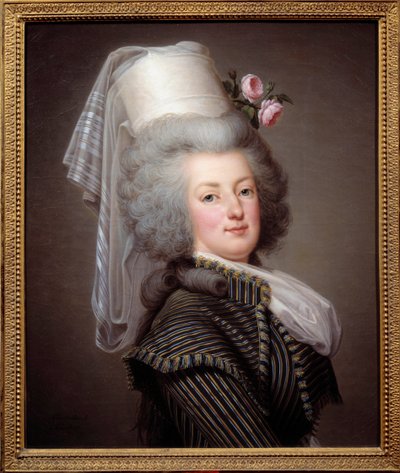 Portrait of Marie Antoinette de Lorraine-Habsburg by Adolf Ulrich Wertmuller