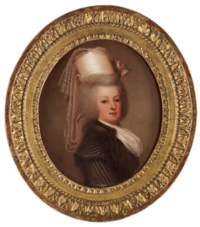 Portrait of Queen Marie Antoinette of France by Adolf Ulrich Wertmuller