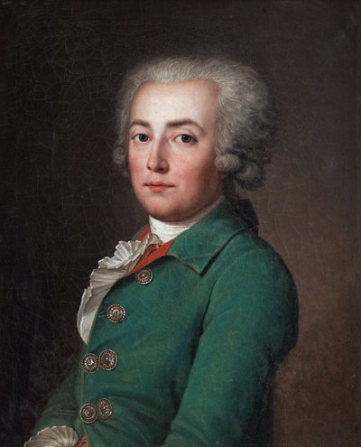 Portrait of Stanislas Marie Adelaide, Comte de Clermont-Tonnerre by Adolf Ulrich Wertmuller