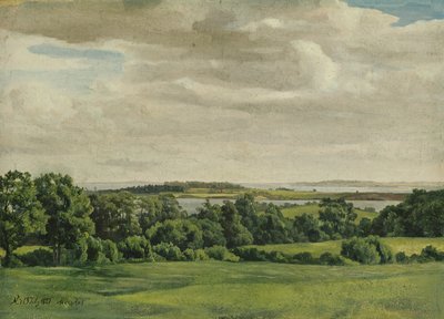 Landscape in Holstein, 1827 by Adolf Vollmer