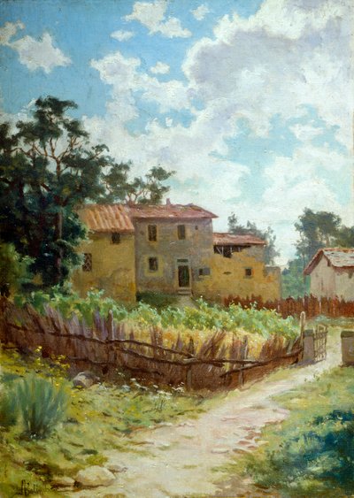 Tuscan Landscape by Adolfo Belimbau