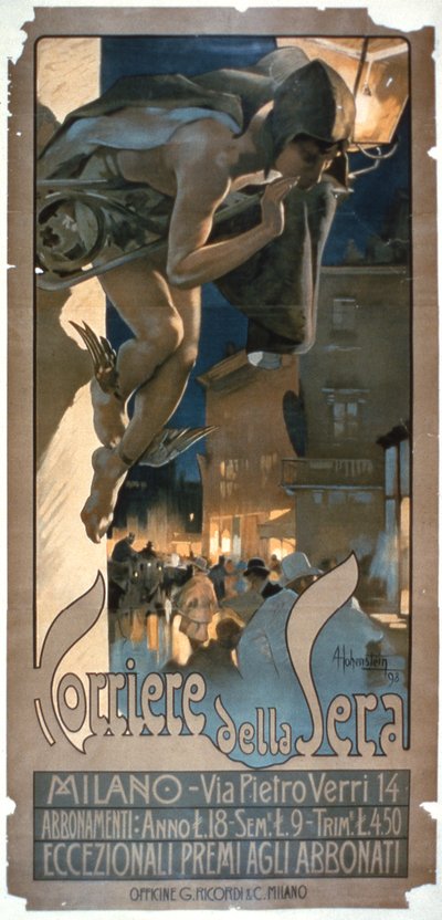 Poster advertising the 