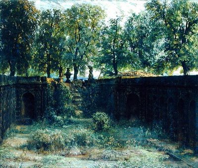 Nymphaeum in the Zwinger at Dresden, 1850 by Adolph Menzel