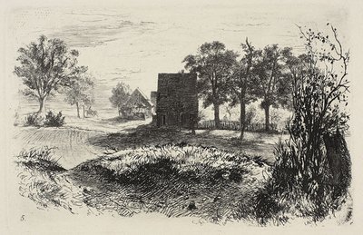 Plate Five, from Radierversuche by Adolph Menzel