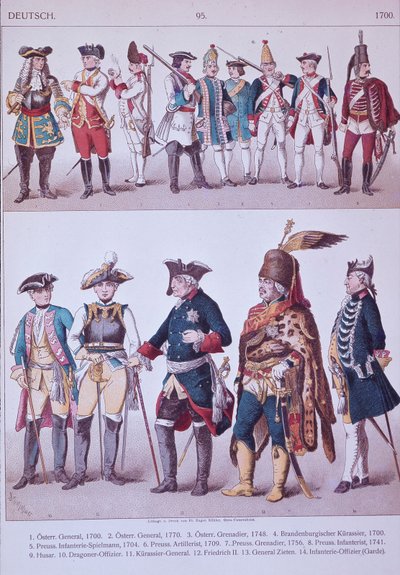 Prussian Grenadiers of the time of Frederick the Great by Adolph Menzel
