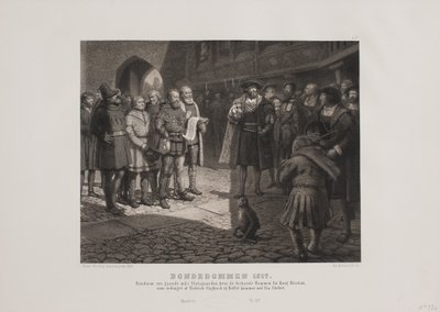 The Peasant Judgment 1517 by Johan Adolph Kittendorff
