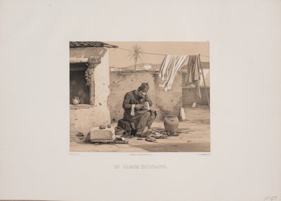 A Greek Shoemaker by Johan Adolph Kittendorff