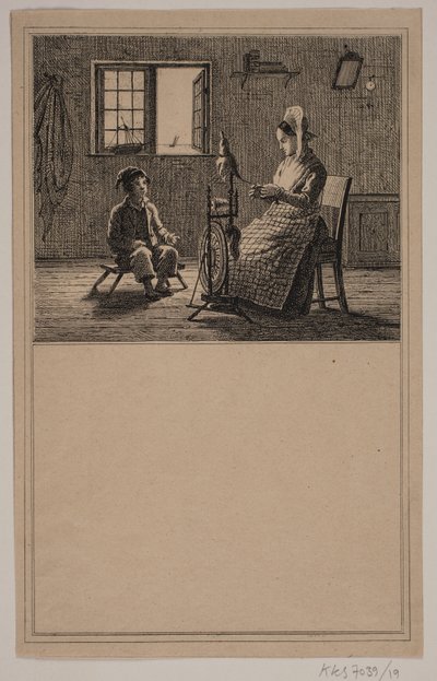 Mother and Son. No. 18 in Chr. Winther and M. Rørbye, 