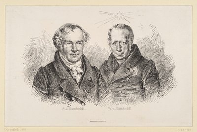Alexander and Wilhelm von Humboldt by Adolph Menzel