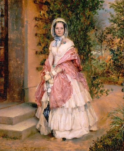 Clara Ilgner (later Mrs. Schmidt von Knobelsdorff) by Adolph Menzel