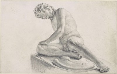 The Dying Gaul by Adolph Menzel