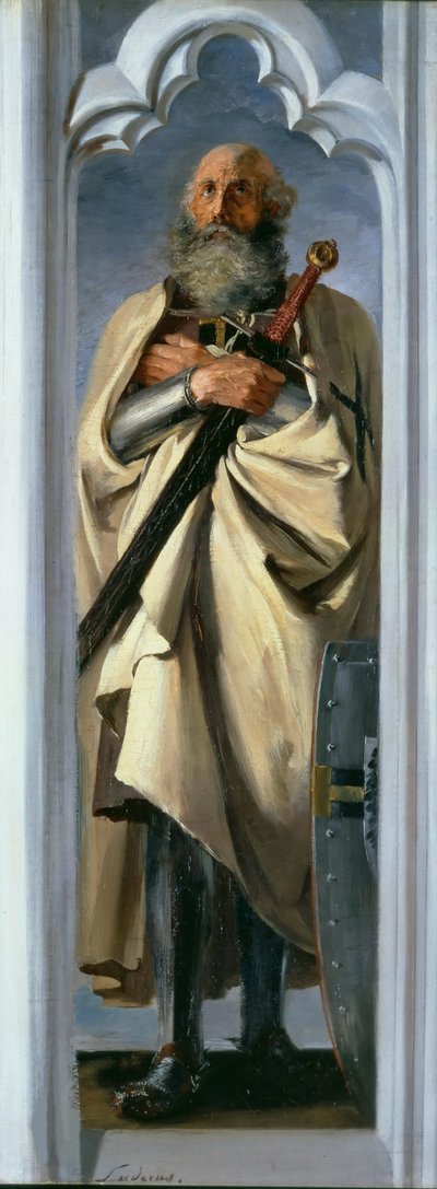 Luther Luder von Braunschweig, Grand Master of the Teutonic Knights, 1846 by Adolph Menzel