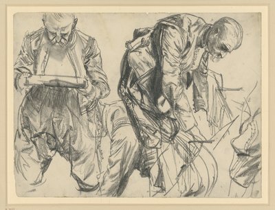 Model in the Ceremonial Dress of Elector Johann Georg I of Saxony in Three Views, Historical Museum, Dresden by Adolph Menzel