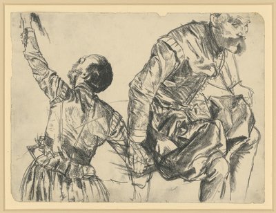 Model in Ceremonial Dress of Elector Johann Georg I of Saxony in Two Views, Historical Museum, Dresden by Adolph Menzel