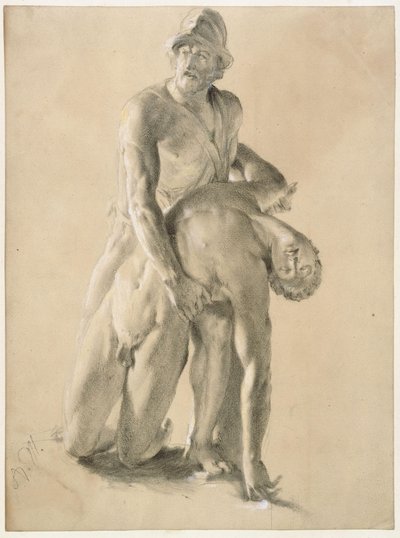 Patroclus Group by Adolph Menzel
