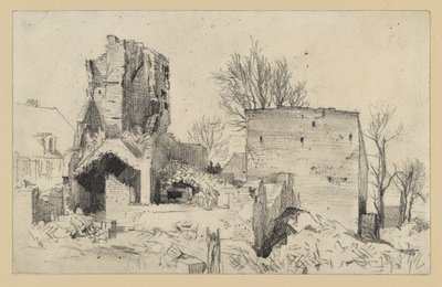 Ruins of a House by Adolph Menzel