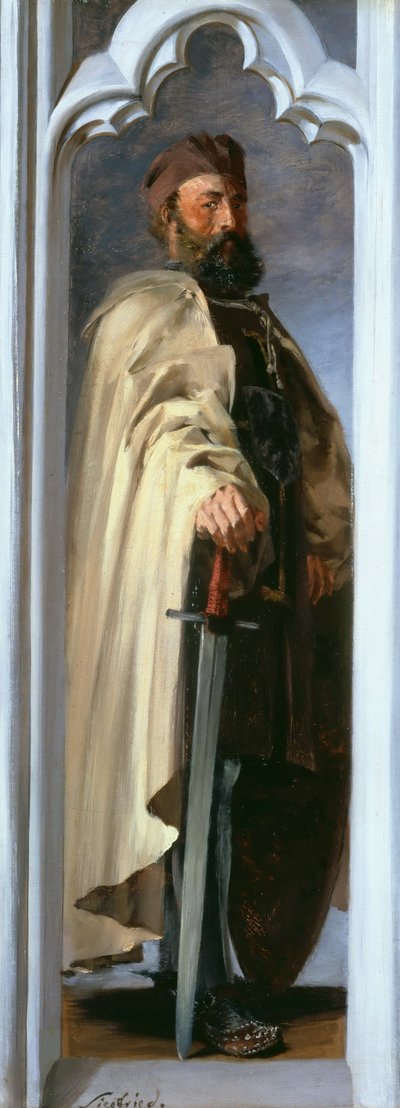 Siegfried von Feuchtwangen, Grand Master of the Teutonic Knights, 1846 by Adolph Menzel