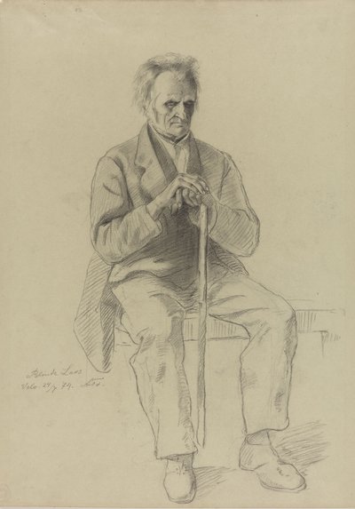 Blind Lars by Adolph Tidemand