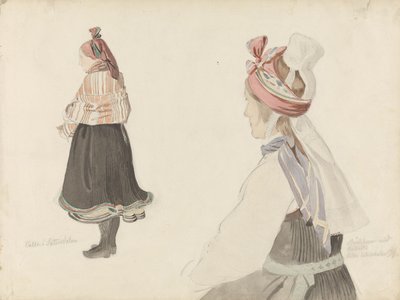 Costume Studies, Valle in Setesdal by Adolph Tidemand