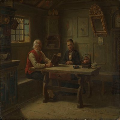 Old Age Solitude by Adolph Tidemand