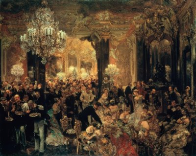 The Ball Supper by Adolph Menzel