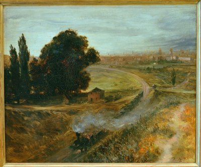 The Berlin-Potsdam Railway by Adolph Menzel