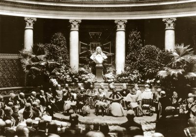 Memorial Service for Menzel 1905 / Photo by Adolph Menzel
